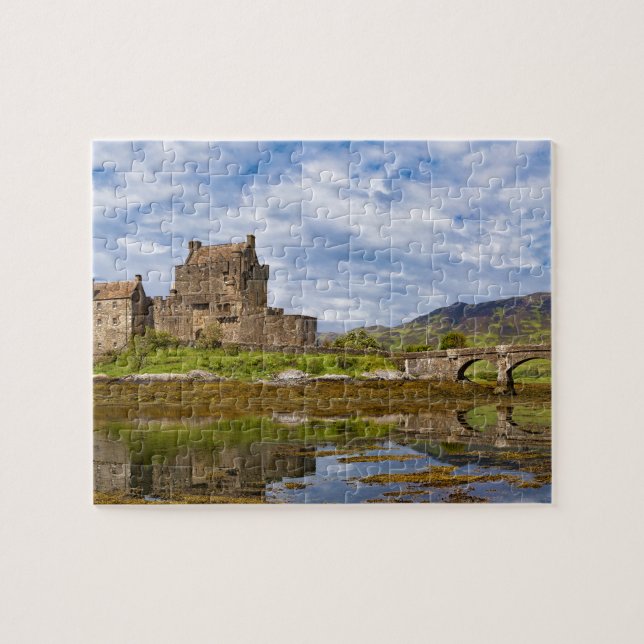 Puzzle Castillo de Eilean Donan del panorama visto del (Horizontal)