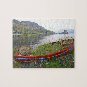 Puzzle Castillo de Eilean Donan, Escocia. El famoso Eilea
