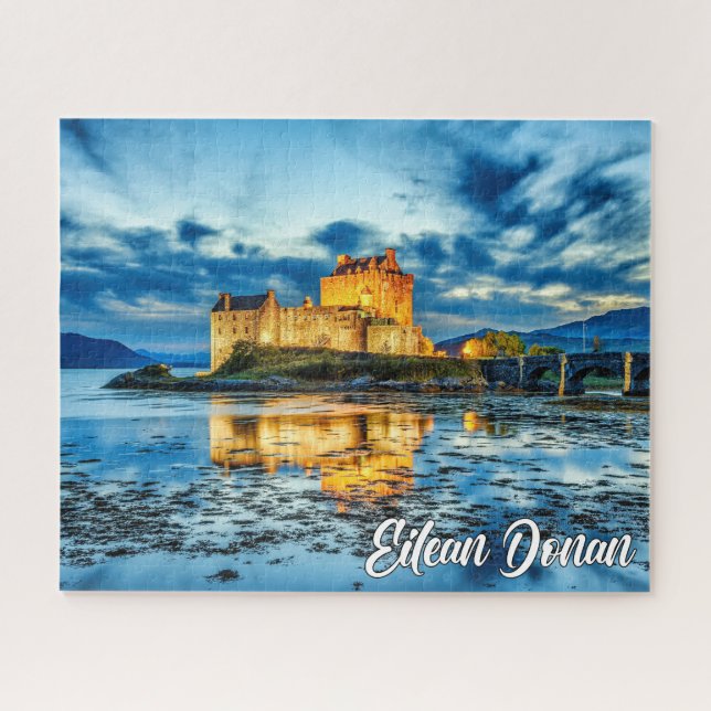 Puzzle Castillo de Eilean Donan, Tierras Altas, Escocia (Horizontal)