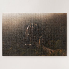 Puzzle Castillo de Eltz del Burg en la niebla de la