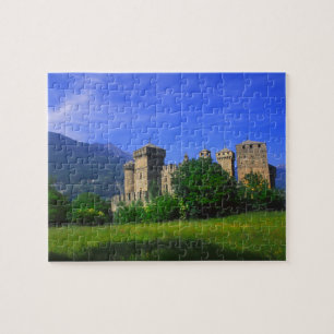 Puzzle Castillo de Fenis cerca de los Alpes italianos en