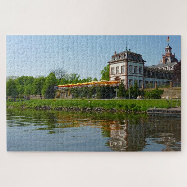 Puzzle Castillo de Hanau Alemania. (Horizontal)