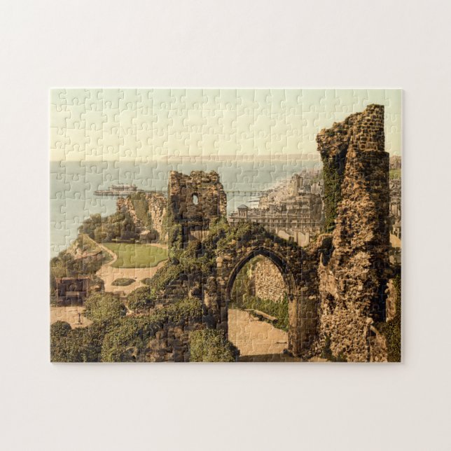 Puzzle Castillo de Hastings, Hastings, Sussex, Inglaterra (Horizontal)