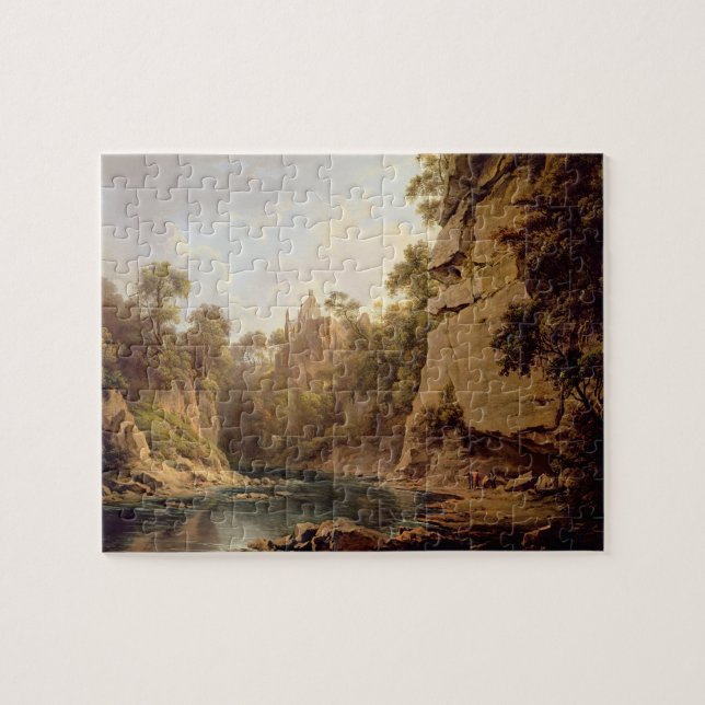 Puzzle Castillo de Hawthornden, cerca de Edimburgo, (Horizontal)
