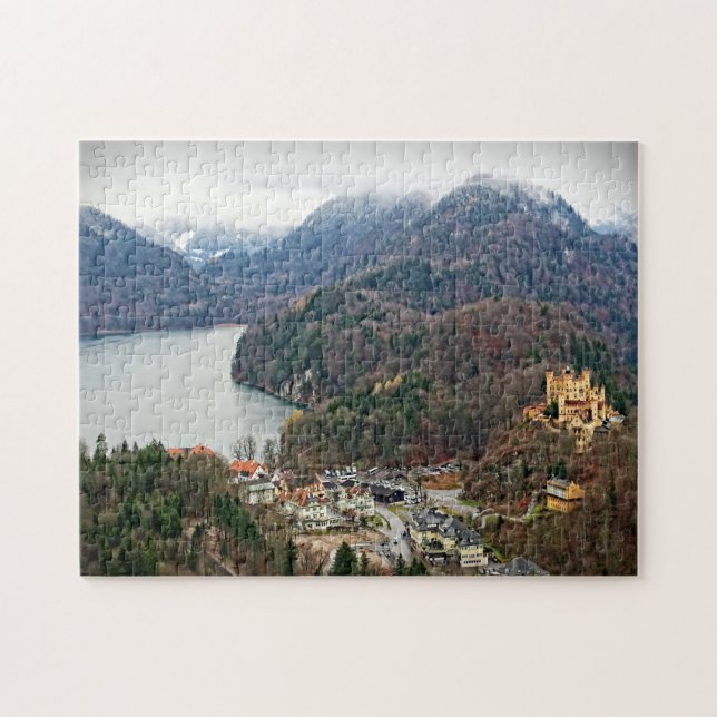 Puzzle Castillo de Hohenschwangau - Alemania - 11x14 - 25 (Horizontal)