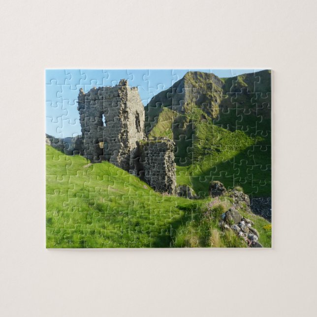 Puzzle Castillo de Kinbane Antrim Irlanda. (Horizontal)