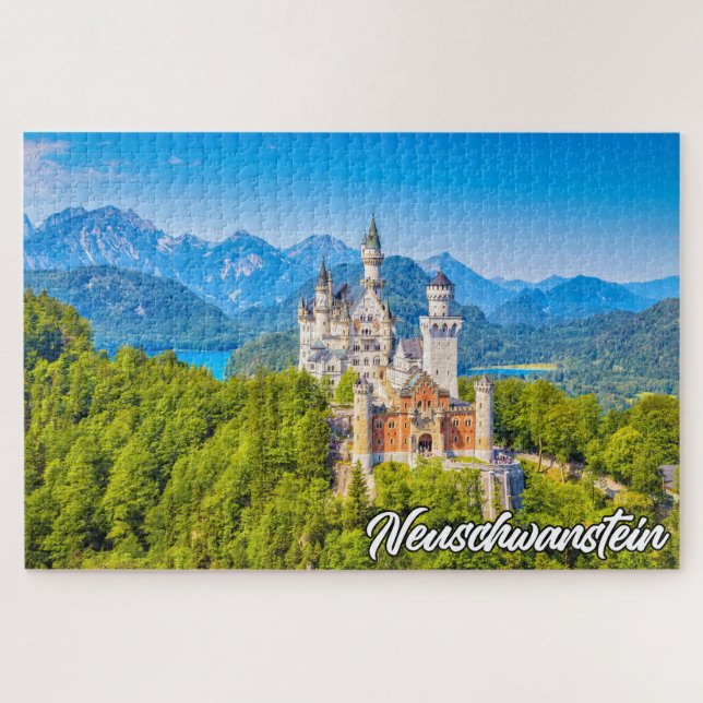 Puzzle Castillo de Neuschwanstein, Alemania (Horizontal)