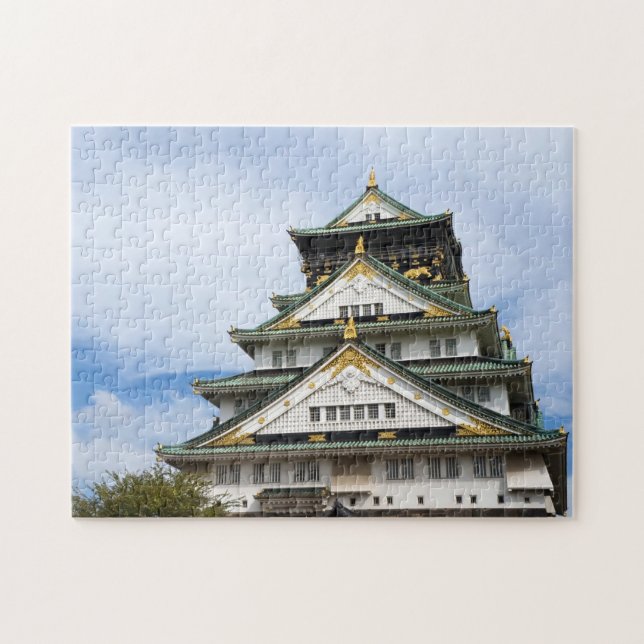 Puzzle Castillo de Osaka en Osaka Japón (Horizontal)