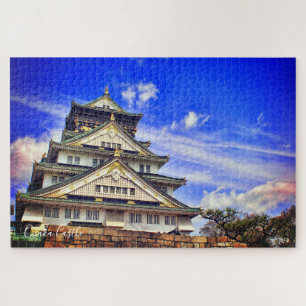Puzzle Castillo de Osaka (versión cielo azul) [Rompecabez