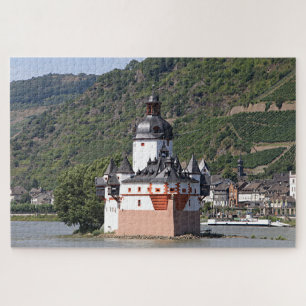 Puzzle Castillo de Pfalzgrafenstein, río Rin, Alemania 2