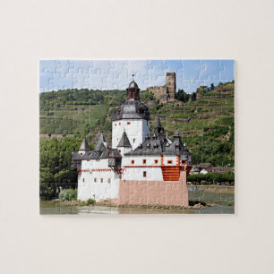Puzzle Castillo de Pfalzgrafenstein, río Rin, Alemania 3