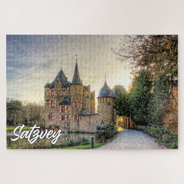 Puzzle Castillo de Satzvey, Alemania (Horizontal)
