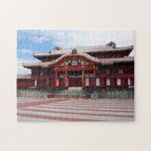 Puzzle Castillo de Shuri en Okinawa, Japón