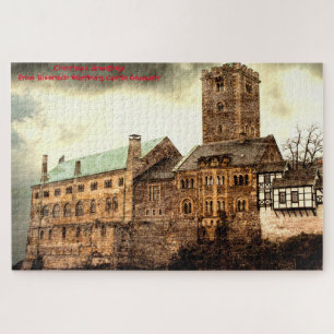 Puzzle Castillo de Wartburg Eisenach Alemania. Rompecabez