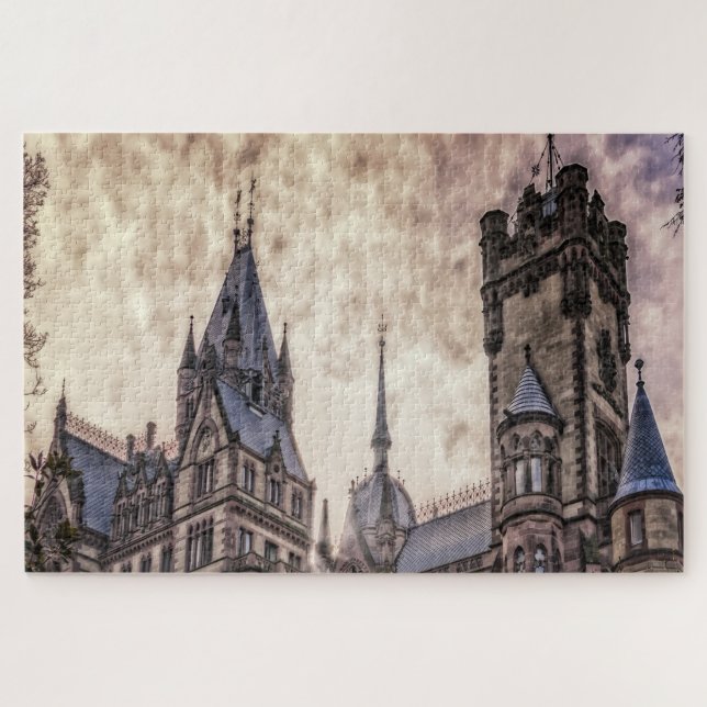 Puzzle Castillo Drachenburg Alemania. (Horizontal)
