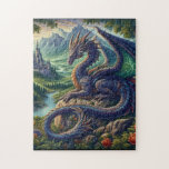 Puzzle Castillo Dragón medieval colorido<br><div class="desc">... </div>