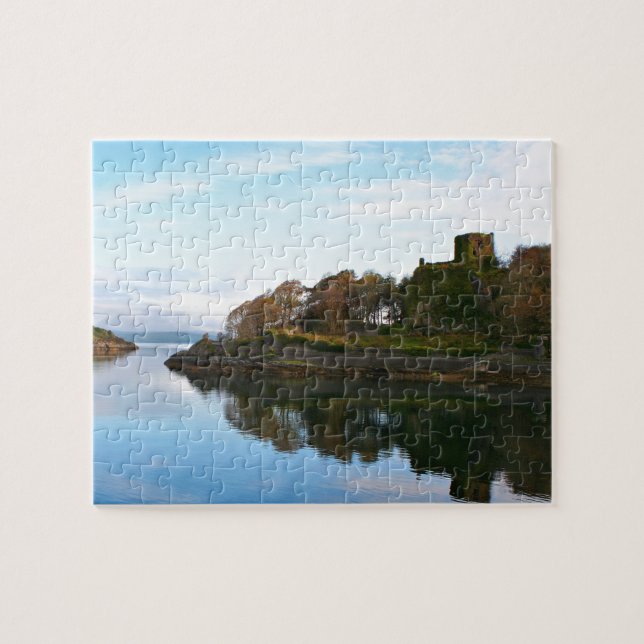 Puzzle Castillo Dunollie, Oban, Escocia (Horizontal)