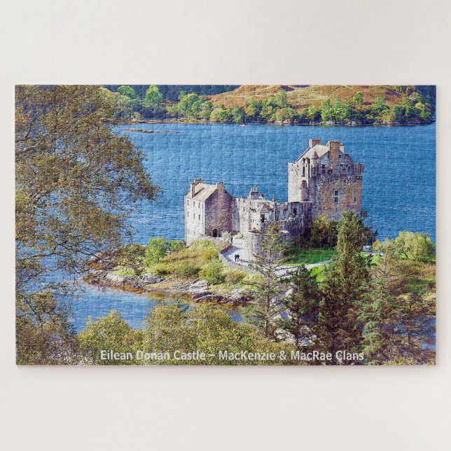 Puzzle Castillo Eilean Donan-Scots MacKenzie y MacRae Cla (Horizontal)
