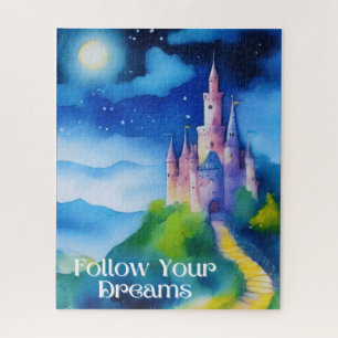 Puzzle Castillo en una colina, sigue tus sueños