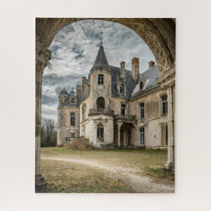 Puzzle Castillo francés de fantasía abandonado en ruinas