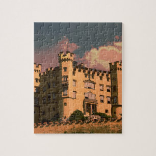 Puzzle Castillo Hohenschwangau en Alemania como collage d