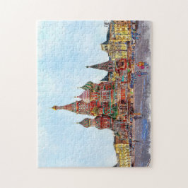 Puzzle Castillo Hous Colorful Romance