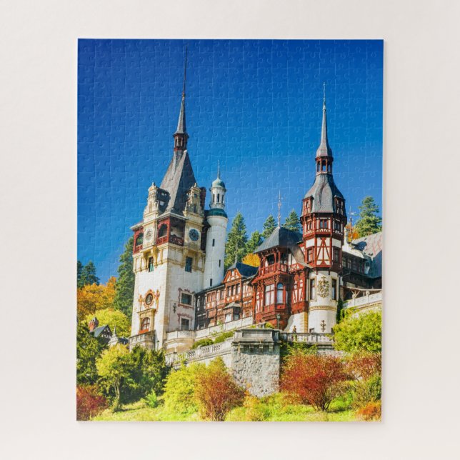 Puzzle Castillo Majestic Peleș, Sinaia Rumania (Vertical)