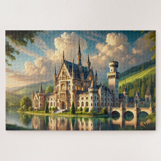 Puzzle Castillo majestuoso antiguo (Horizontal)