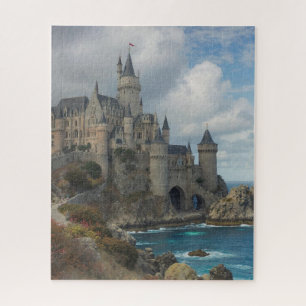 Puzzle Castillo Medieval junto al Mar