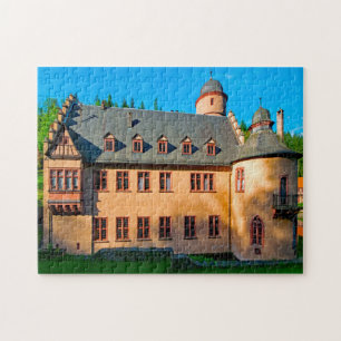 Puzzle Castillo Mespelbrunn Bavaria Alemania.