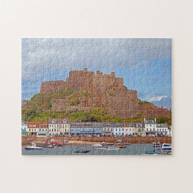 Puzzle Castillo Mont Orgueil, Jersey (Horizontal)