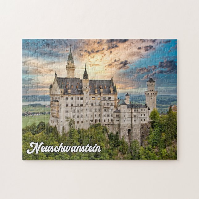 Puzzle Castillo Neuschwanstein, Alemania (Horizontal)