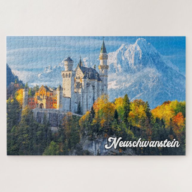 Puzzle Castillo Neuschwanstein, Alemania (Horizontal)
