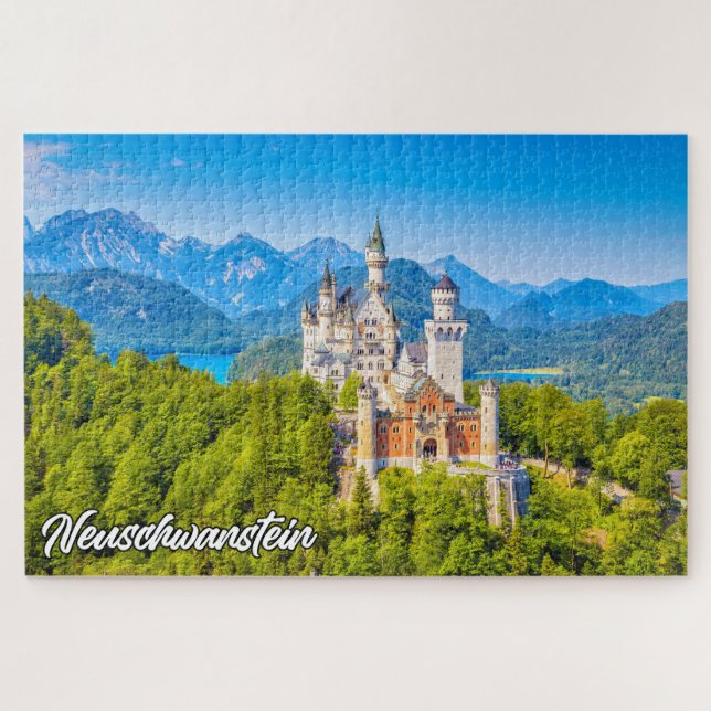 Puzzle Castillo Neuschwanstein, Alemania (Horizontal)