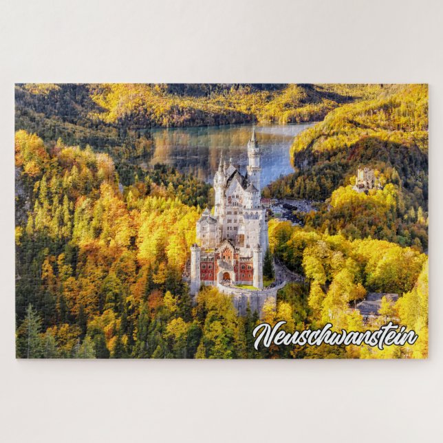 Puzzle Castillo Neuschwanstein, Alemania (Horizontal)