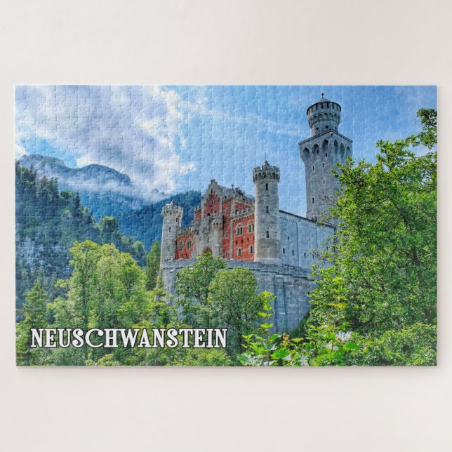 Puzzle Castillo Neuschwanstein, Alemania (Horizontal)