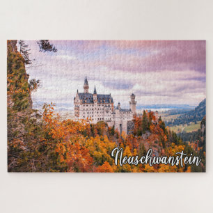Puzzle Castillo Neuschwanstein En Otoño