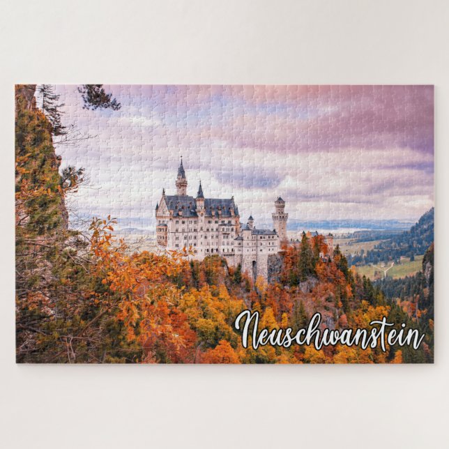 Puzzle Castillo Neuschwanstein En Otoño (Horizontal)