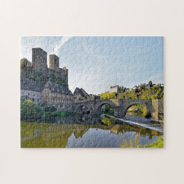 Puzzle Castillo Runkel Alemania. (Horizontal)