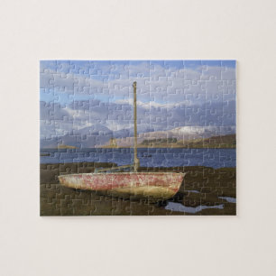 Puzzle Castillo Stalker con barco pesquero en el