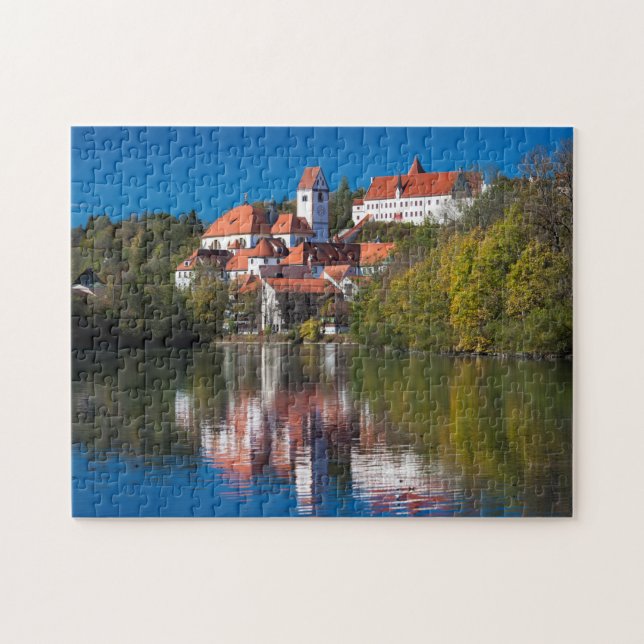 Puzzle Castillo y Abby junto al río (Horizontal)