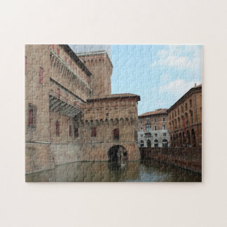 Puzzle Castillo y reflejos en el foso - fotografía Pakif