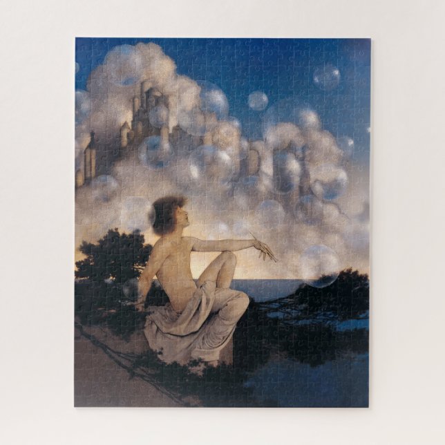 Puzzle Castillos en el aire de Maxfield Parrish 1904 Fant (Vertical)