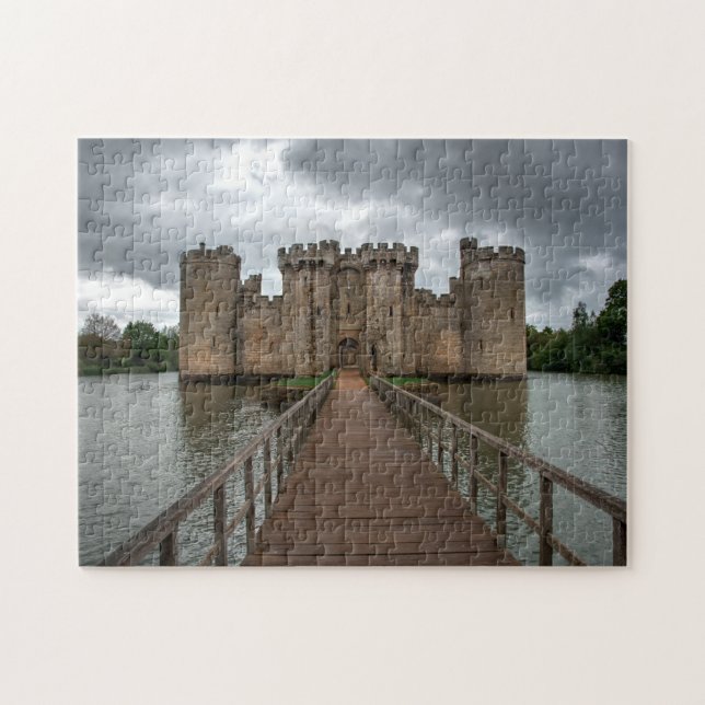 Puzzle Castillos Históricos Inglés Castillo Bodiam Sussex (Horizontal)