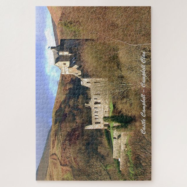 Puzzle Castle Campbell - Clan Campbell escocesa (Vertical)