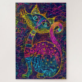 Puzzle Cat 7 - Lucky no 7