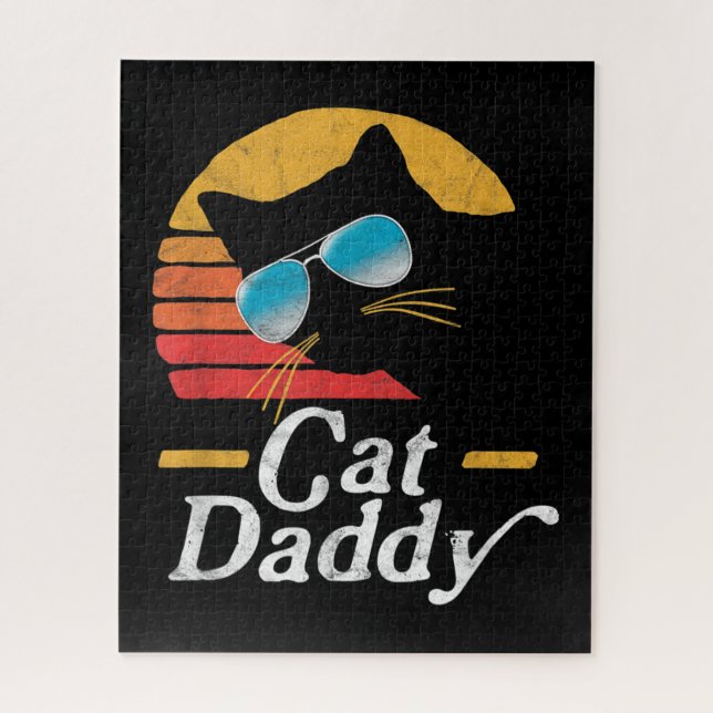 Puzzle Cat Daddy Vintage 80s (Vertical)