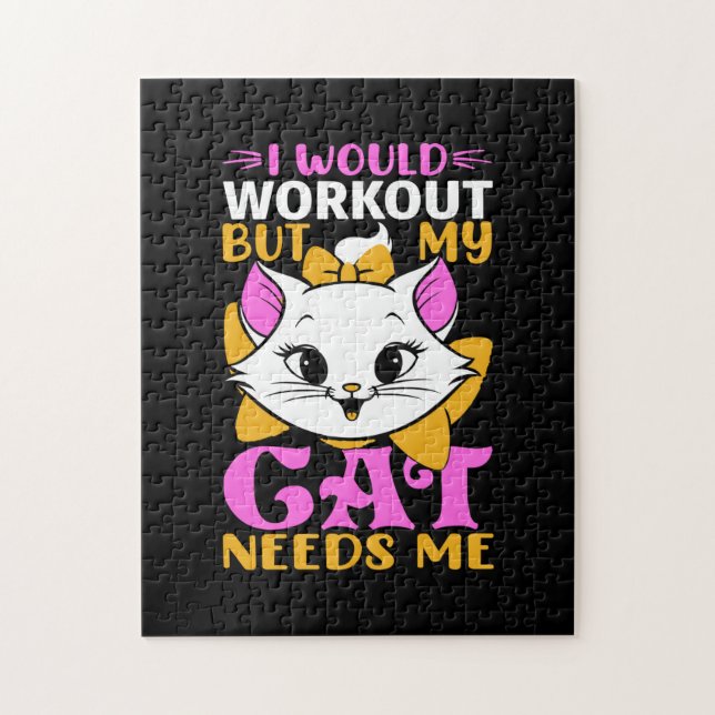 Puzzle Cat Lover | Mi gato me necesita (Vertical)