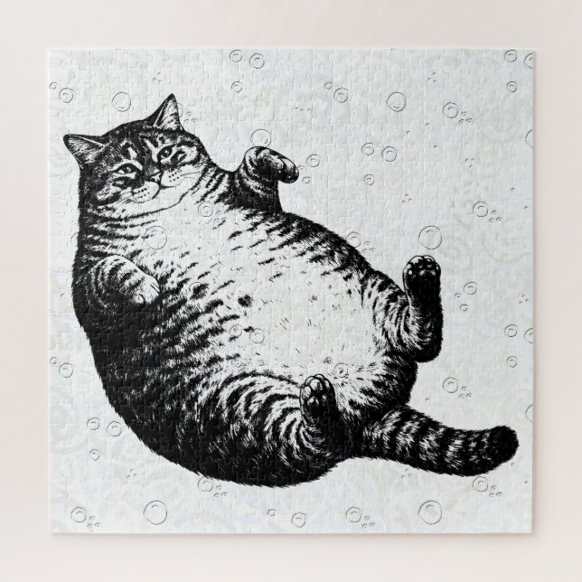 Puzzle Cat Mother I Am But Skin and Bones For Cat Lover (Vertical)