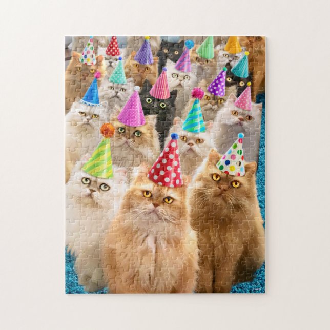 Puzzle Cat Party (Vertical)